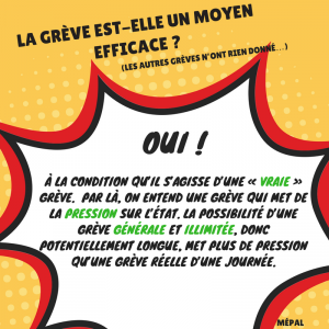 3. La grève un moyen efficace